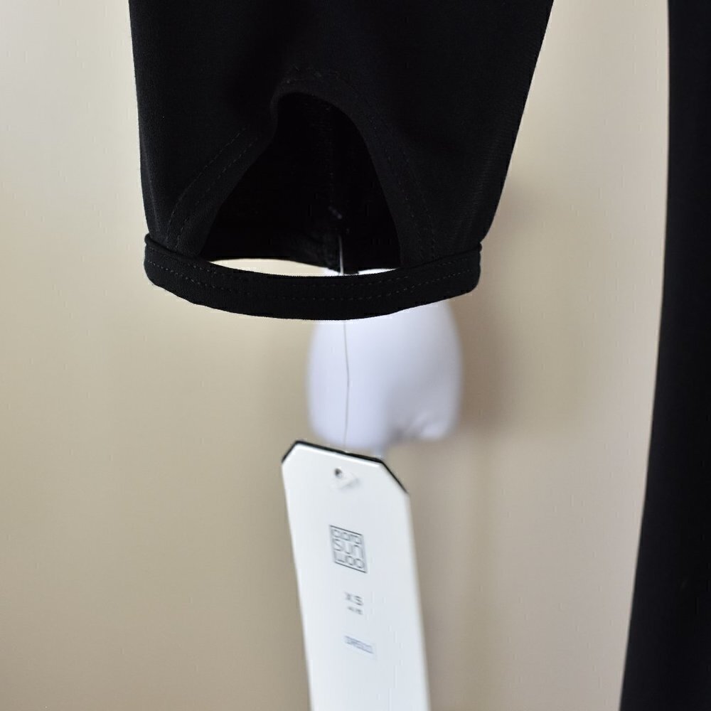 Clara Sun Woo Black Cut Out Dress XS NEW - Picture 8 of 9